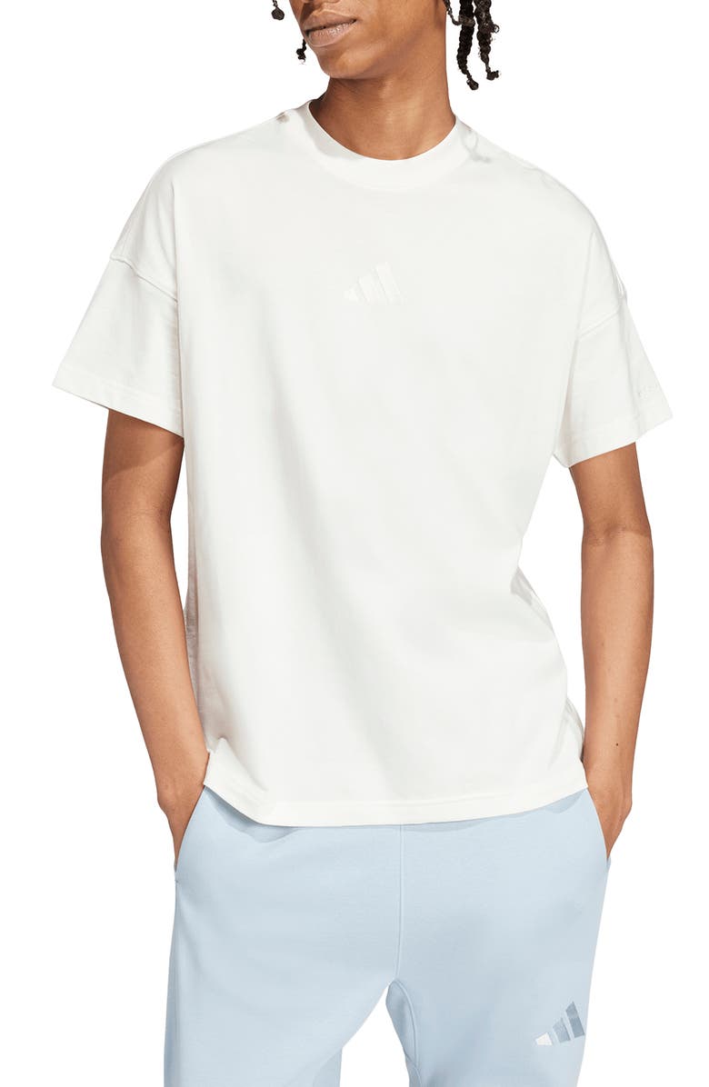 adidas All Szn Cotton T-Shirt, Main, color, Off White
