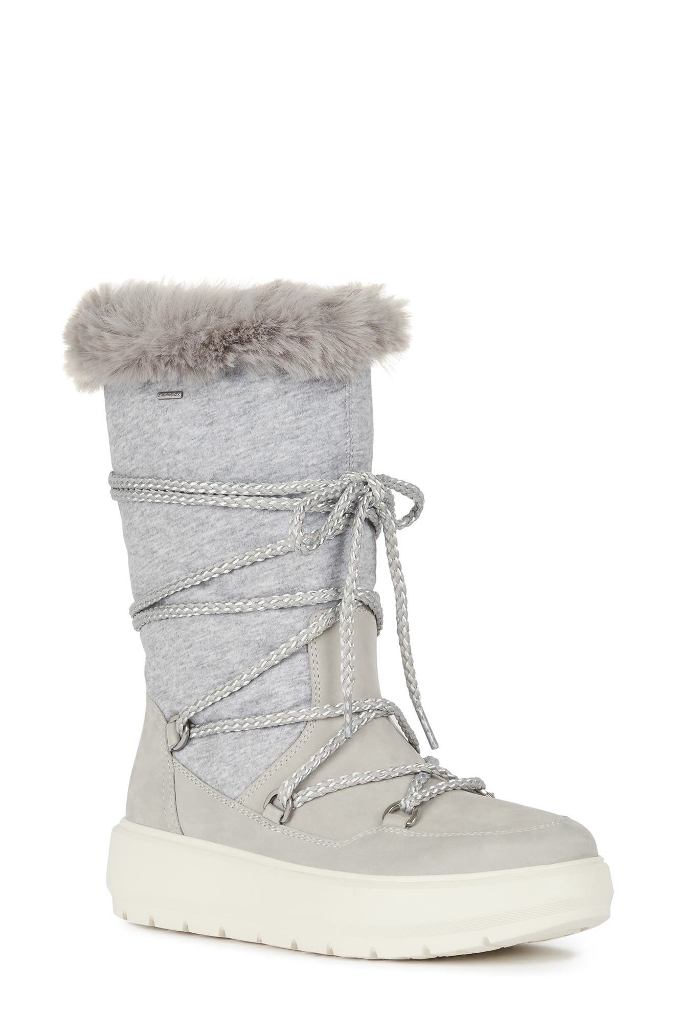 Kaula Waterproof Boot, Main, color, GREY NUBUCK LEATHER