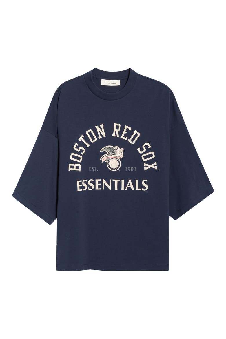 x MLB Boston Red Sox Merch Cotton Graphic T-Shirt, Alternate, color, DARK SAPPHIRE