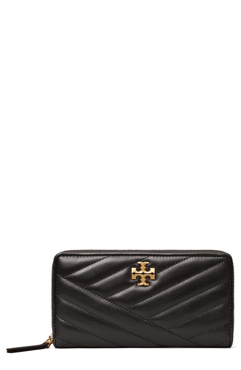 Tory Burch Kira Leather Continental Wallet, Main, color, 