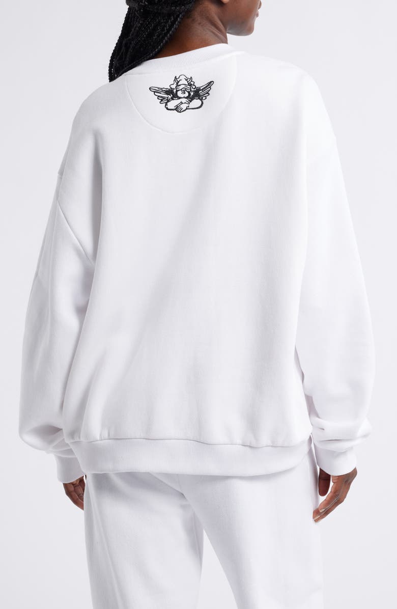 BOYS LIE Caitlyn Coded Kara Crewneck Sweatshirt, Alternate, color, 