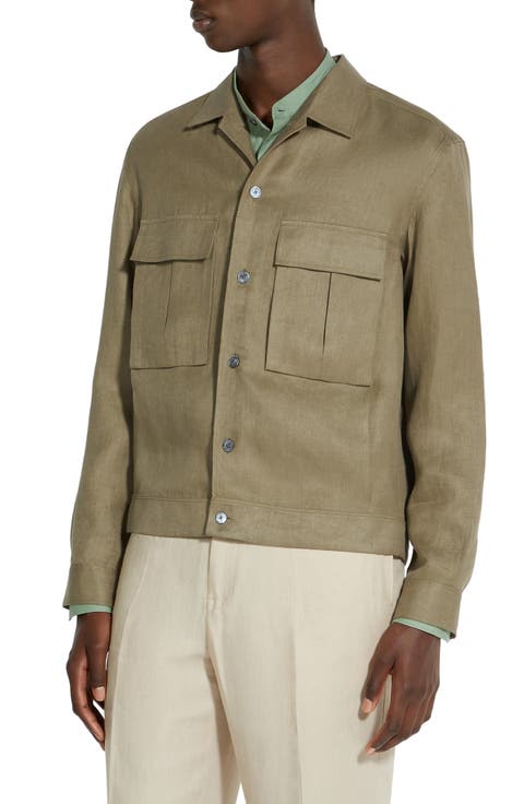 Oasi Linen Twill Overshirt
