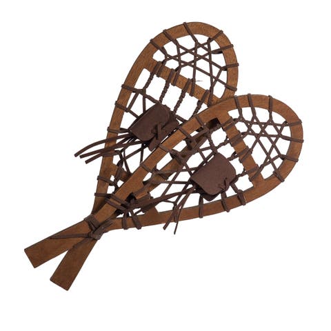 Snowshoes Winter Sports Sculptural Wall Decor