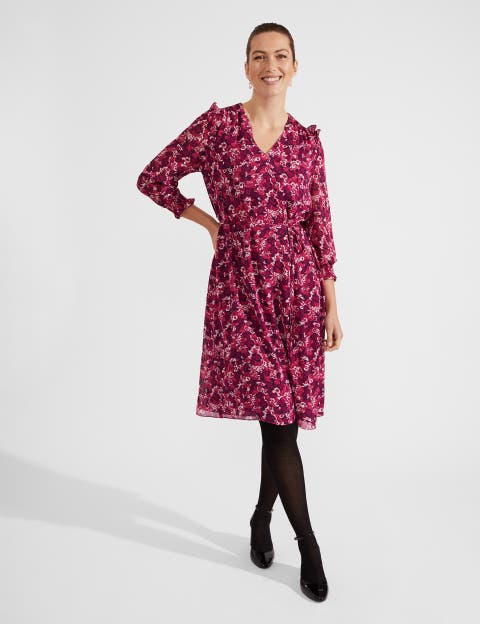 Elaina Printed Midi Dress