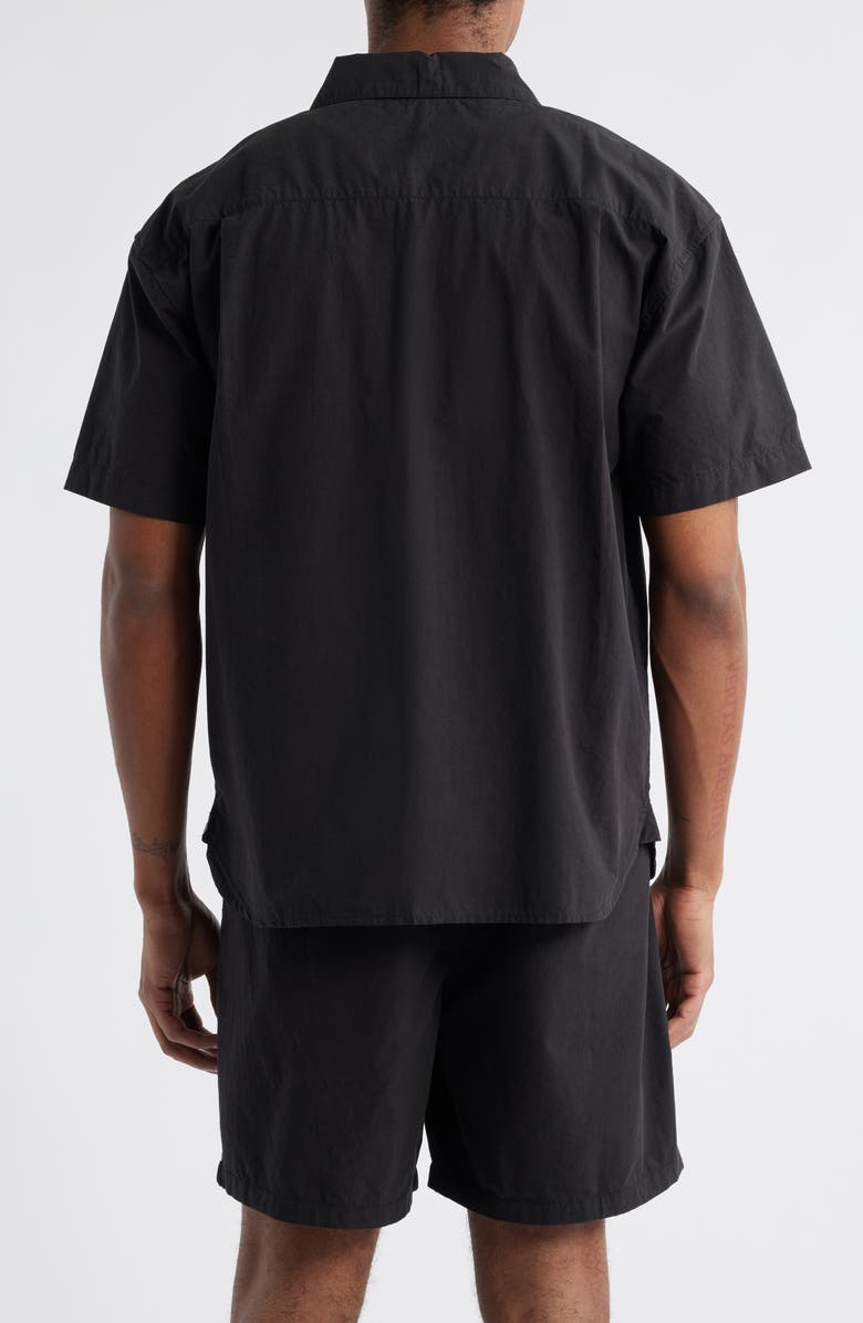 STANDARD ISSUE Relaxed Fit Camp Shirt, Alternate, color, Black