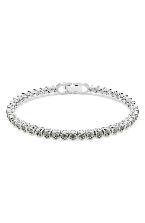 Imber Bezel Set Crystal Tennis Bracelet