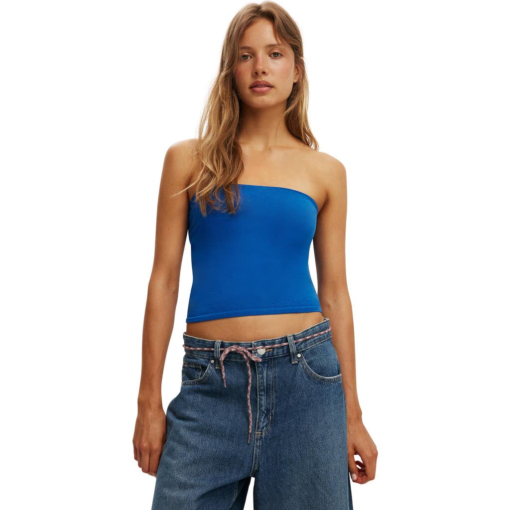 Cotton On All Day Tube Top In Blue