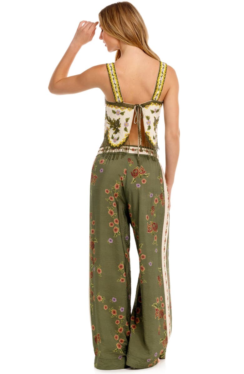 Agua Bendita Janis Aura Cover-Up Pants, Alternate, color, Green Multi