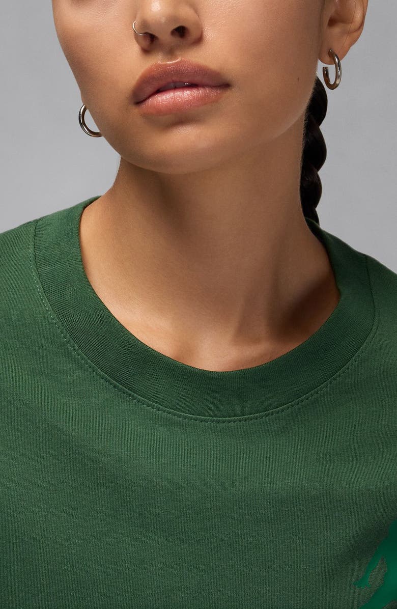 Jordan Flight Graphic Tee, Alternate, color, Fir/ Malachite