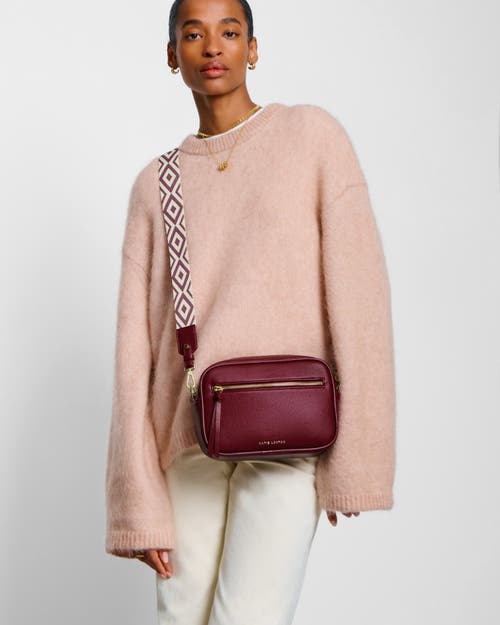 Katie Loxton Hallie Crossbody Bag In Burgundy
