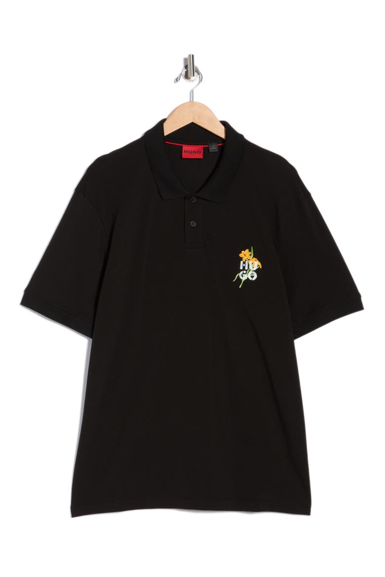 Diblospol Cotton Polo, Alternate, color, BLACK