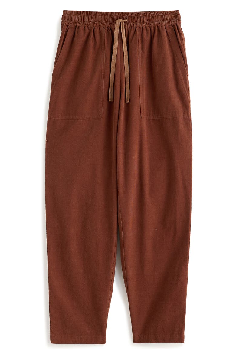 Sholl Organic Cotton Crop Pants, Alternate, color, DARK NUTMEG