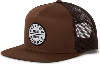Oath Logo Patch Snapback Trucker Hat
