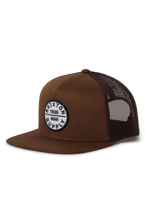 BRIXTON BRIXTON OATH LOGO PATCH SNAPBACK TRUCKER HAT