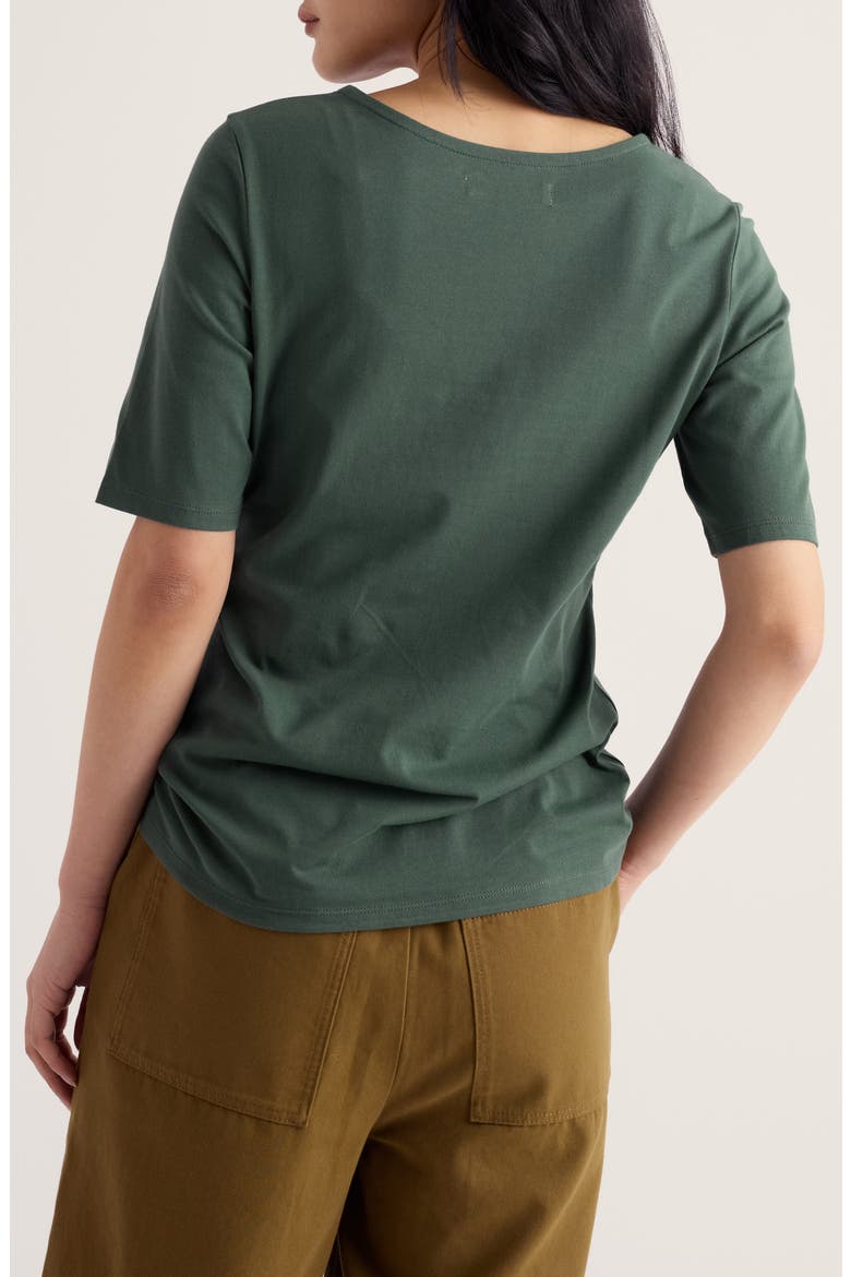 Poisson Organic Cotton T-Shirt, Alternate, color, LIGHT COPPICE