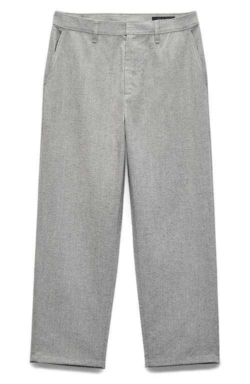 Rag & Bone Donegal Baggy Wool & Linen Blend Pants