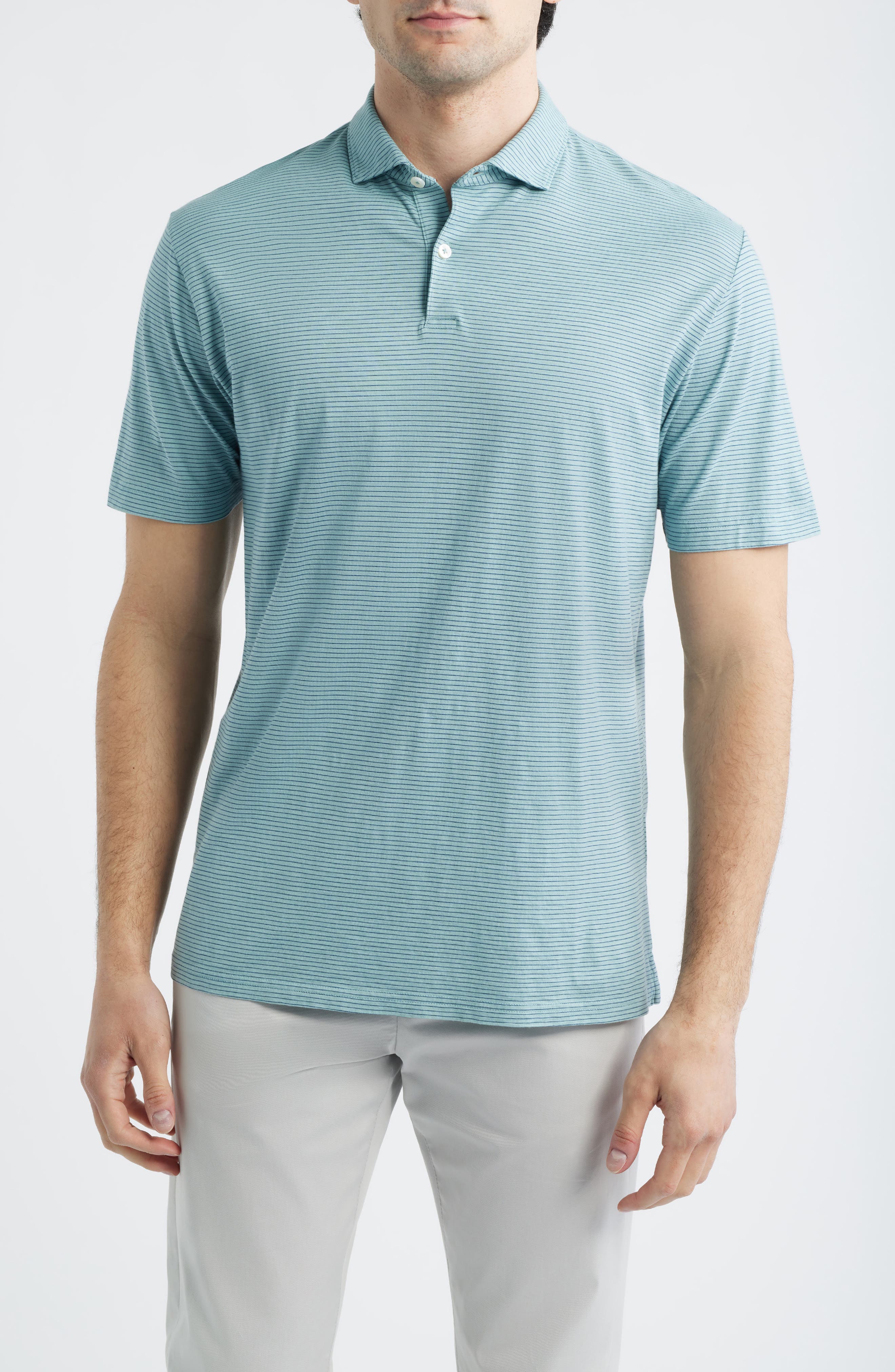 Crown Crafted Journeyman Stripe Pima Cotton Polo - image 3
