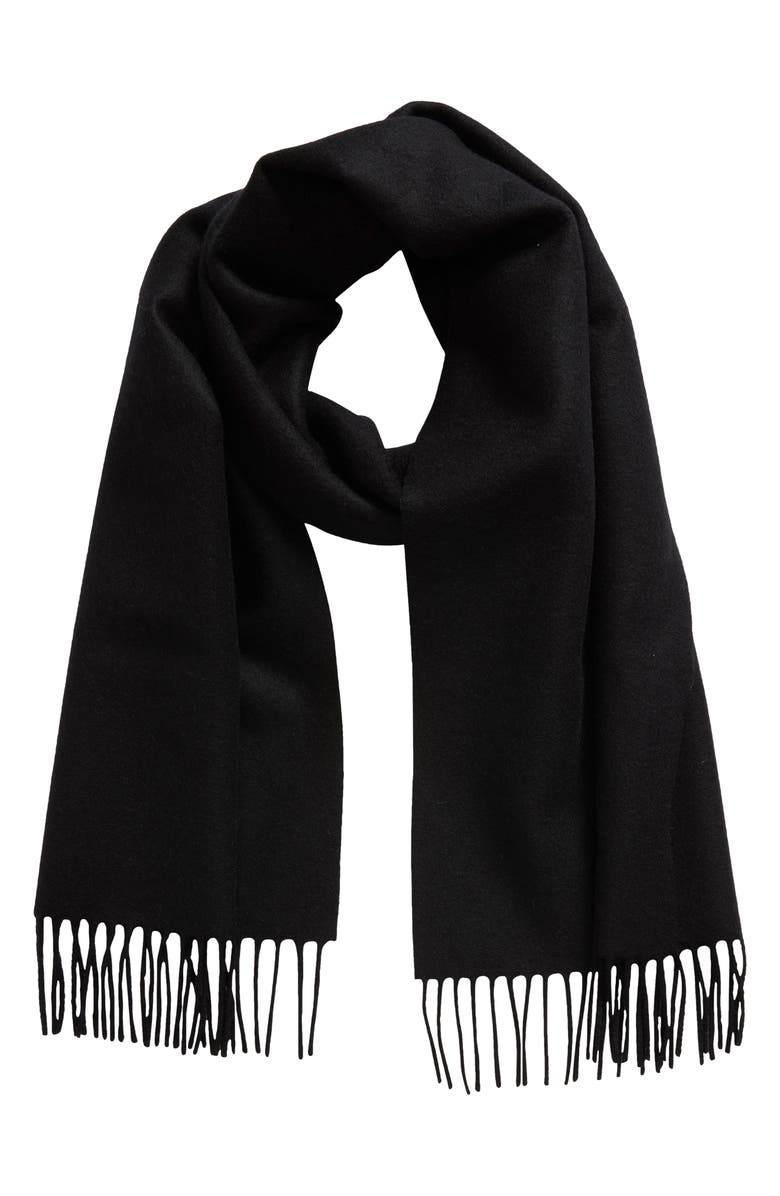 TOM FORD Cashmere Scarf, Main, color, Lb999 Black