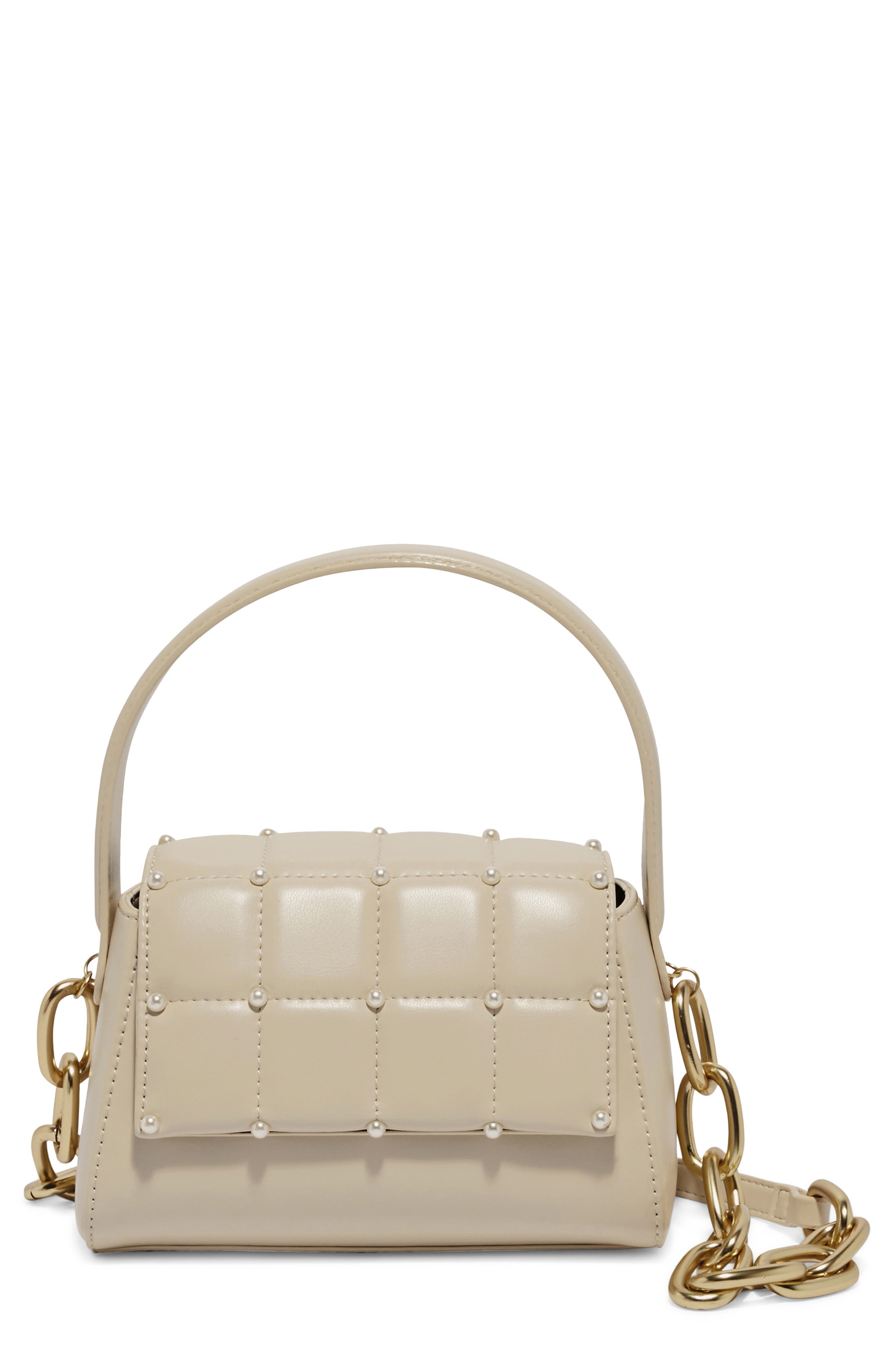 HOUSE OF WANT H.O.W. We Are Chic Vegan Leather Top Handle Bag, Main, color, 