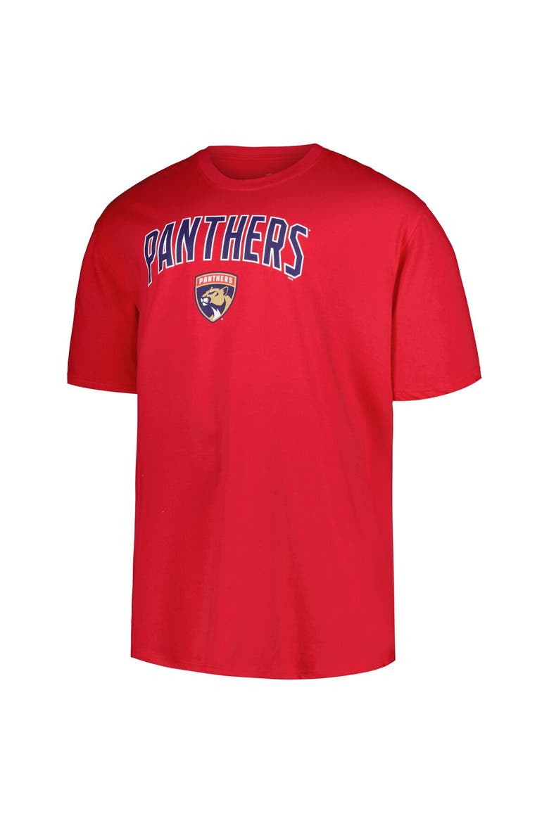 Men's Profile Red Florida Panthers Big & Tall Arch Over Logo T-Shirt, Alternate, color, Red