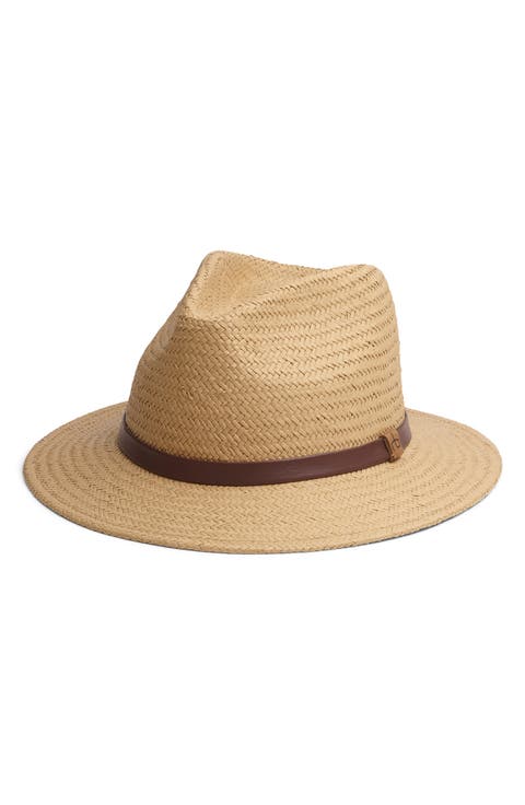 Packable Straw Fedora