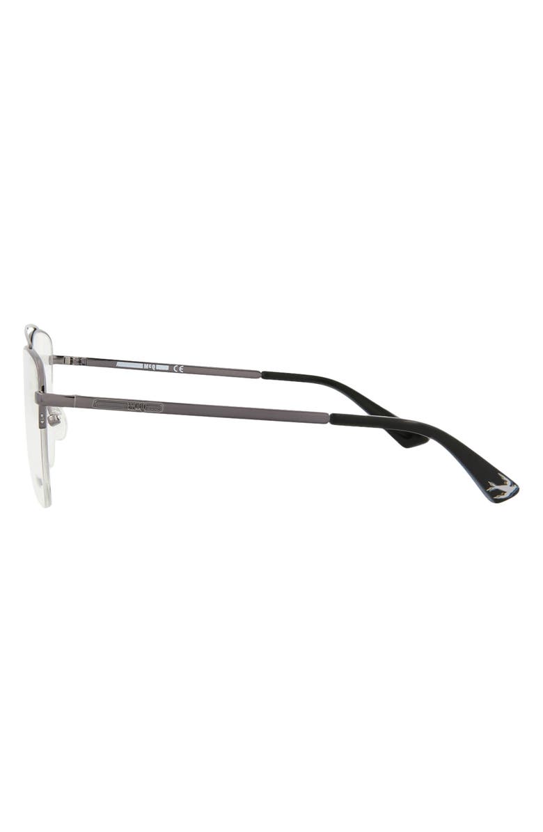 McQueen 55mm Core Aviator Optical Glasses, Alternate, color, 