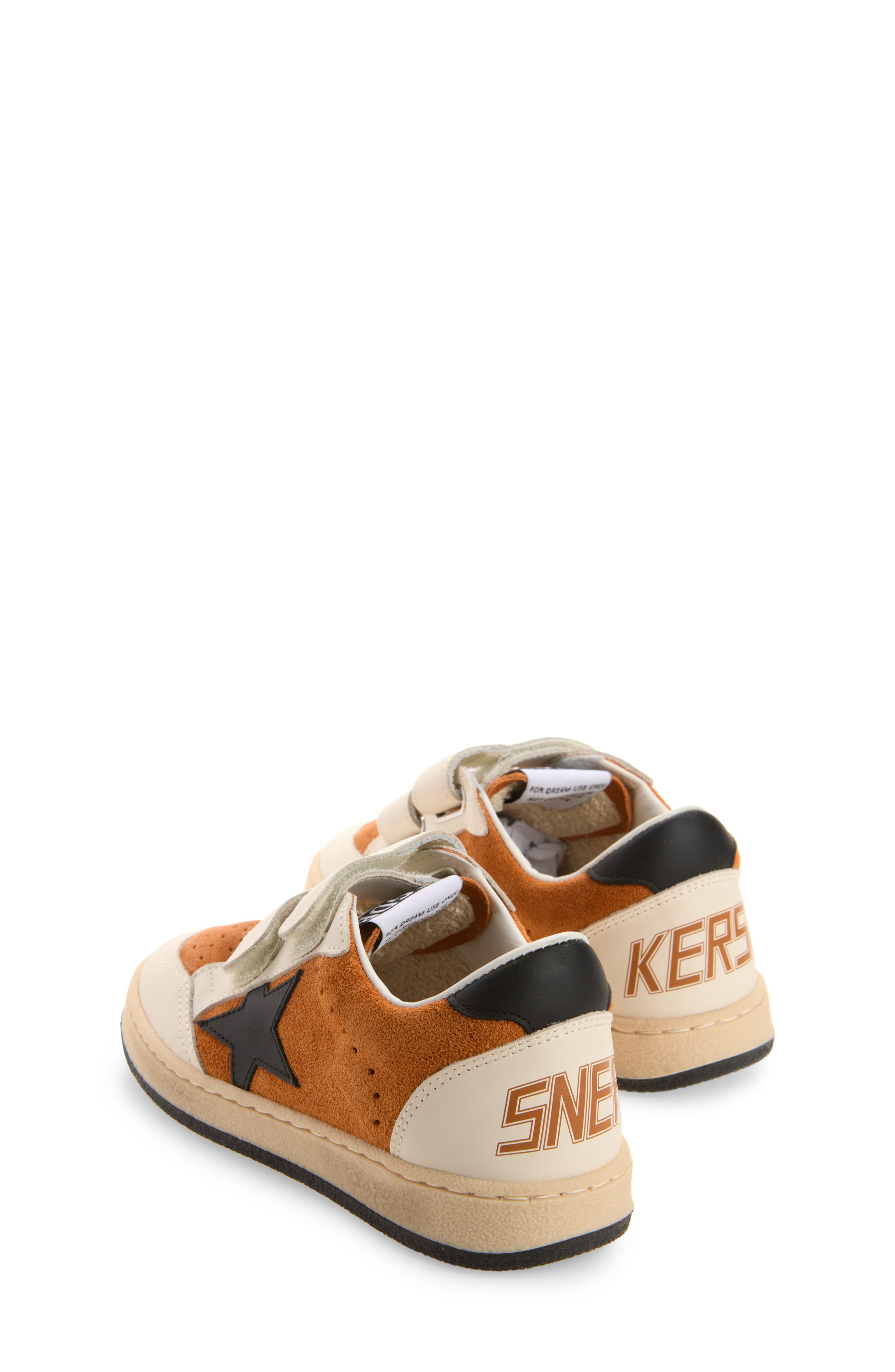 Kids' Ball Star Sneaker, Alternate, color, RUST/ BLACK/ CREAM