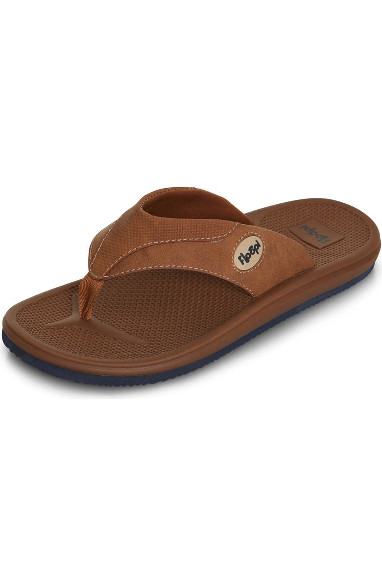 FLOOPI Michael Flip Flop, Main, color, Brown