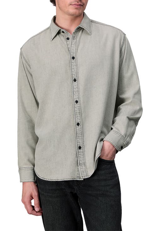 Matthew Denim Button-Up Shirt