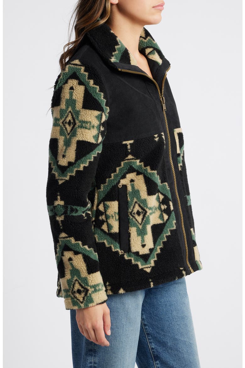 Madrona Mixed Media Coat, Alternate, color, FOUR CORNERS HUNTER