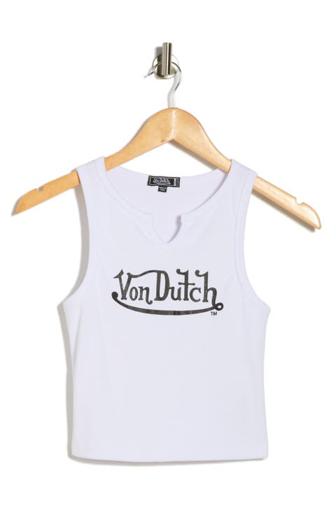 Split Neck Tank Top