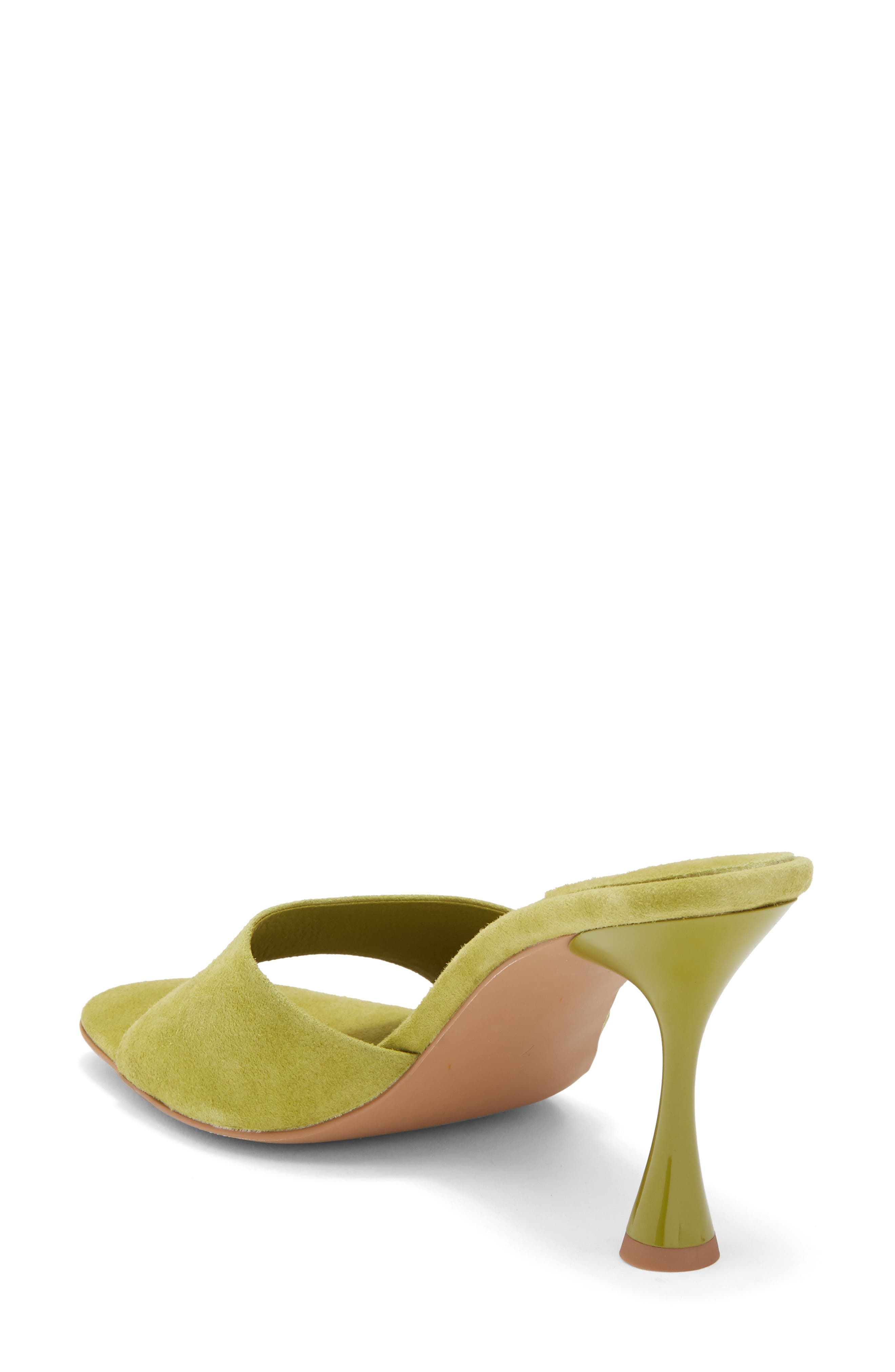 La-Nuit Sandal, Alternate, color, CHARTREUSE SUEDE