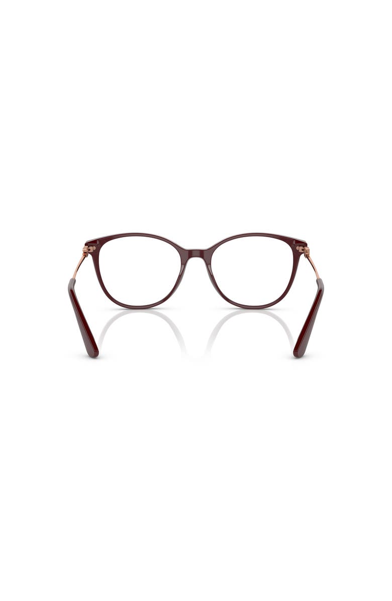 Dolce&Gabbana 52mm Butterfly optical glasses, Alternate, color, Red