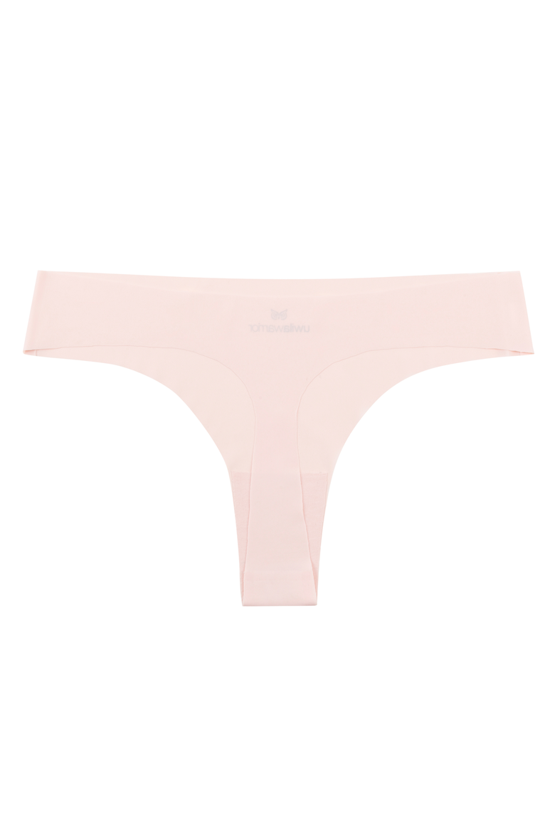 Soft Seamless Thongs, Alternate, color, Rose Quartz