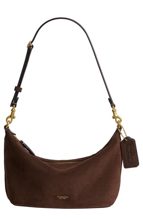Demi Suede Shoulder Bag