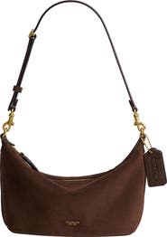 COACH Demi Suede Shoulder Bag