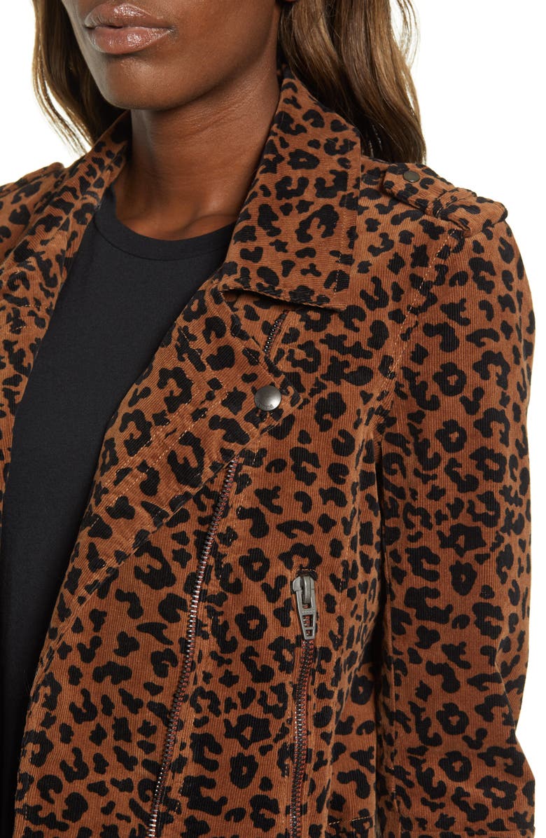 BLANKNYC Jungle Cat Corduroy Moto Jacket, Alternate, color, 