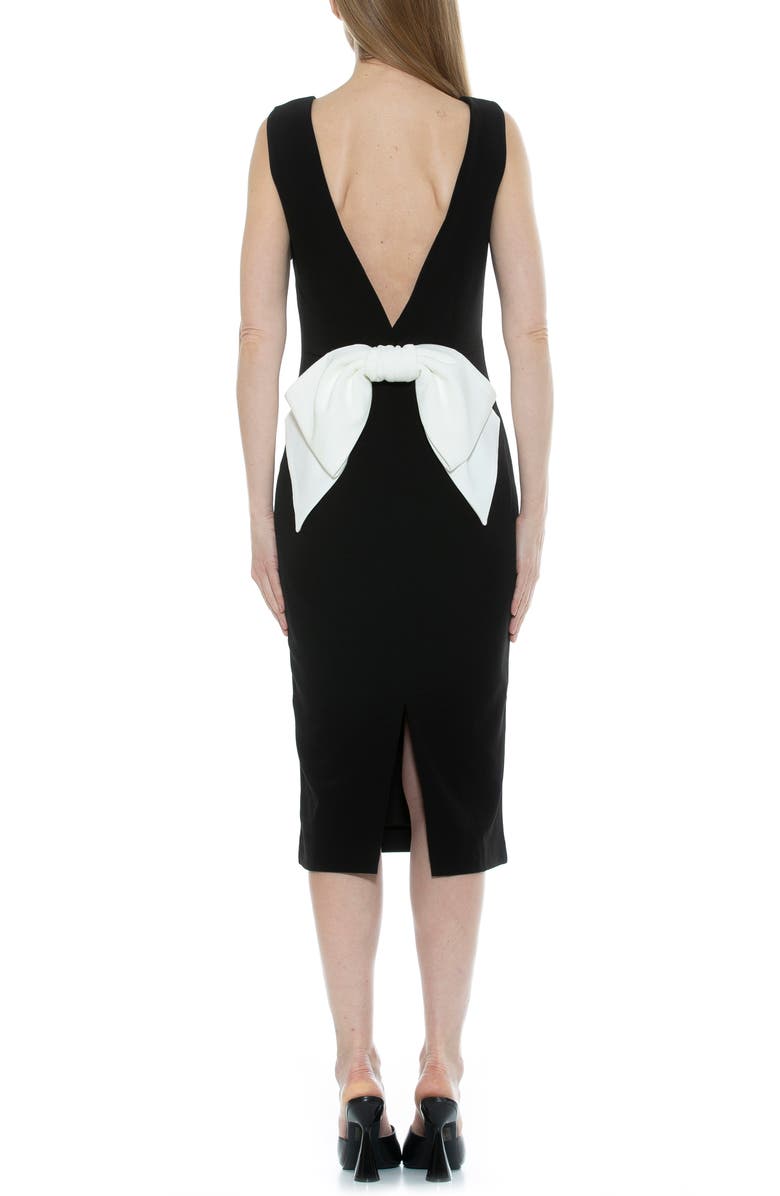 Alexia Admor Penny Midi Sheath Cocktail Dress, Alternate, color, 