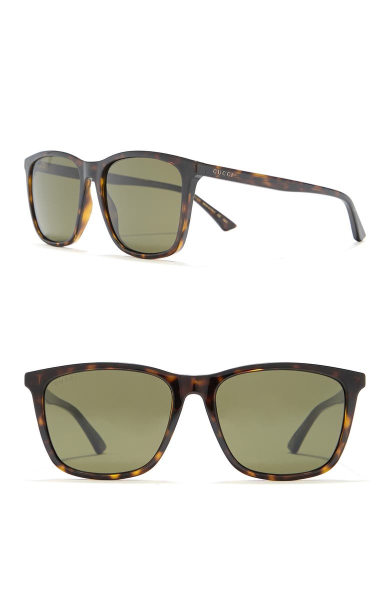 Gucci 58mm Square Sunglasses, Alternate, color,