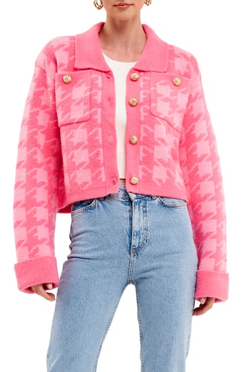 Houndstooth Cardigan