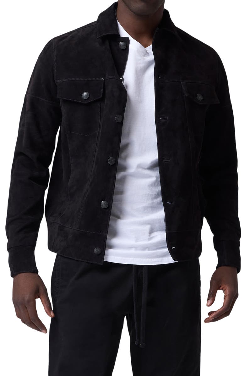 Good Man Brand Suede Jean Jacket, Main, color,