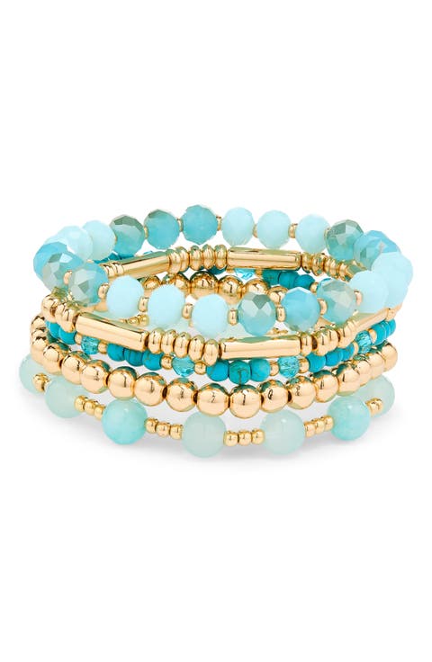 Assorted 5-Pack Stretch Bracelets