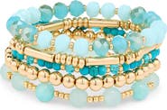 NORDSTROM RACK Assorted 5-Pack Stretch Bracelets