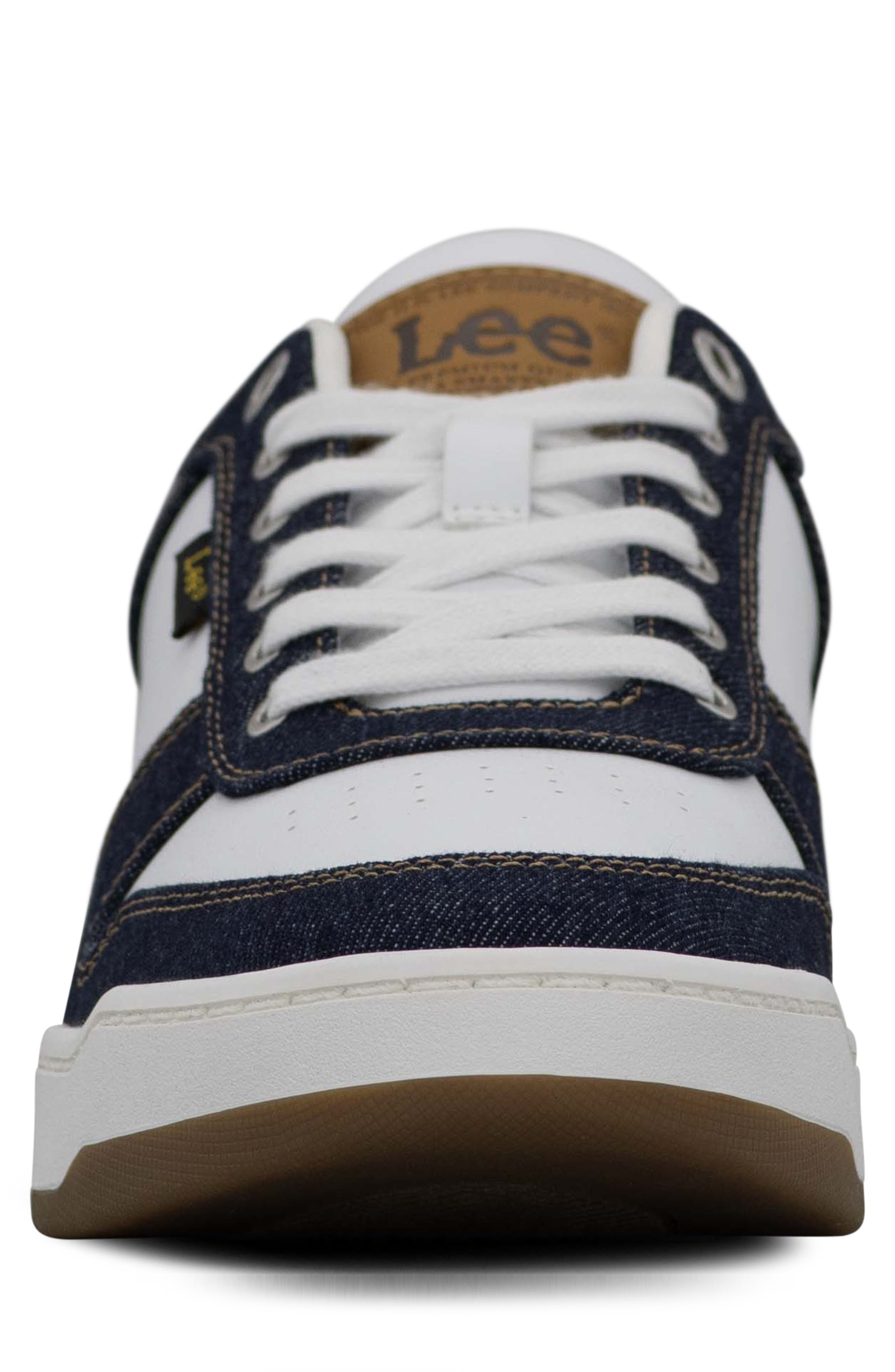 Specter Sneaker, Alternate, color, WHITE/ NAVY DENIM