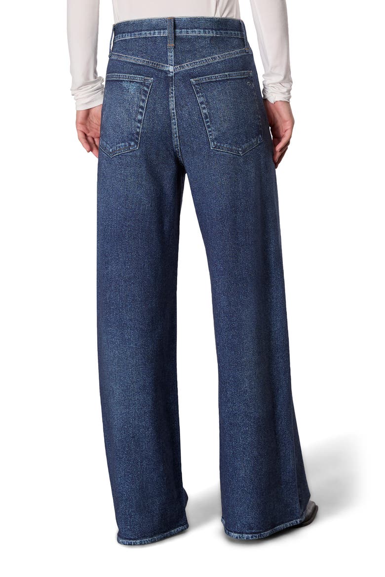 rb Miramar Sofie High Waist Ankle Wide Leg Sweatpant Jeans, Alternate, color, GROVE