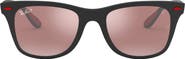 Ray-Ban x Scuderia Ferrari 52mm Polarized Square Sunglasses
