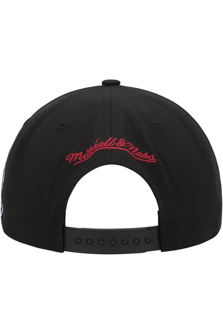 Men's Mitchell & Ness Black Colorado Avalanche Core Team Script 2.0 Snapback Hat, Alternate, color, Black