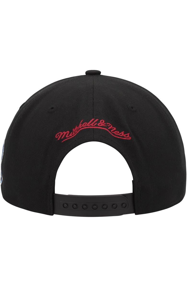 Mitchell & Ness Men's Mitchell & Ness Black Colorado Avalanche Core Team Script 2.0 Snapback Hat, Alternate, color, Black