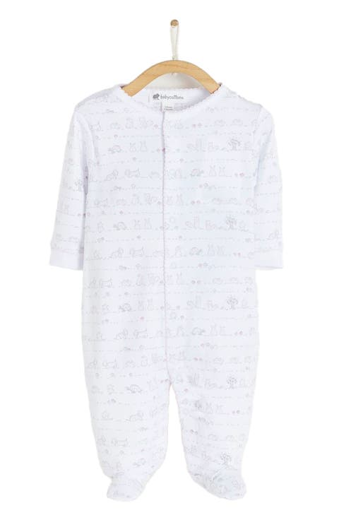 Premium Peruvian Pima Cotton In The Woods Footie for Infant