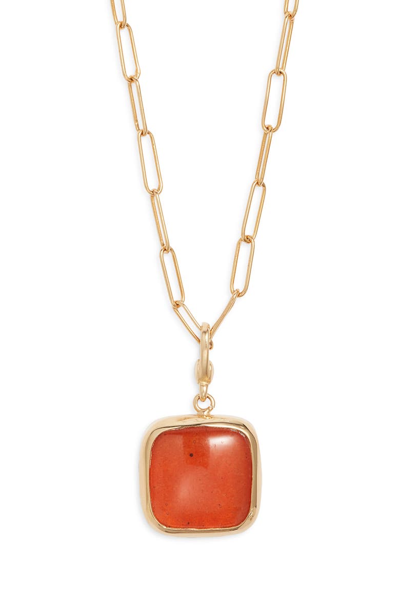 SOKO Umbo Square Charm, Main, color, Poppy